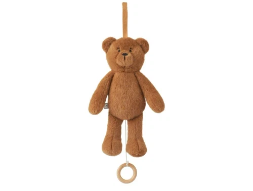 Gylden brun bamseuro med musik fra Liewood LW19424 golden caramel